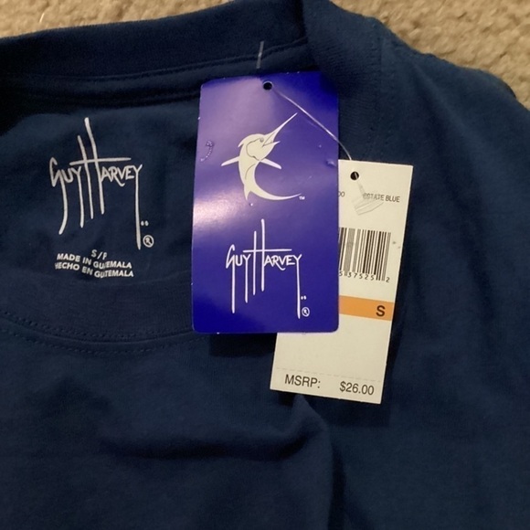 NWT Guy Harvey Men’s Small Fish Graphic Short Sleeve Tee Shirt - Picture 5 of 8